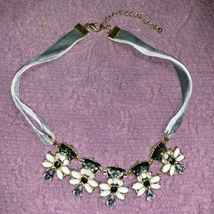 Gray Velvet Choker Necklace 🖤